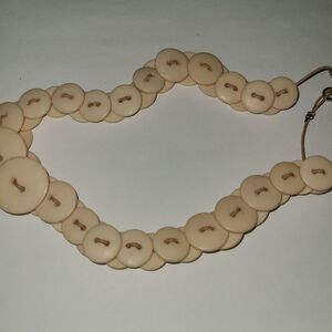 Retro Funky Button Necklace